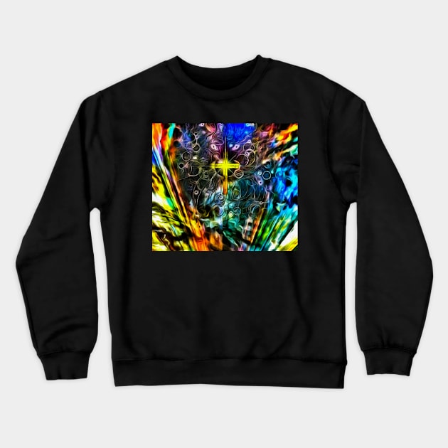 Eye of God Crewneck Sweatshirt by rolffimages